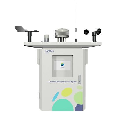 Industrial Ambient Air Emission Monitoring System With Multi-Gas Monitoring Real-Time Data Upload, And Outdoor Shield Protection