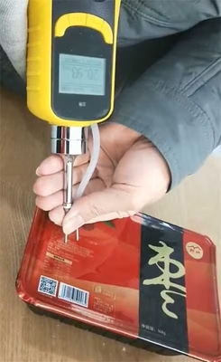 Portable Gas Detector Detect N2 Nitrogen Concentration In Food Packaging 0-100%VOL ATEX Certification Food Preservation
