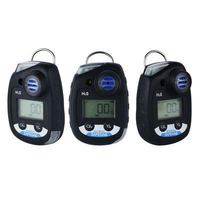 SAFEGAS H2S Detector ATEX IECEx Certificated 2 Years Warranty 2 Years Standby Time Replaceable Battery