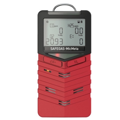 IP68 Rated Wireless Multi Gas Detector for Mining with Real Time Data Logging and Light Sound Vibration Alarm Type