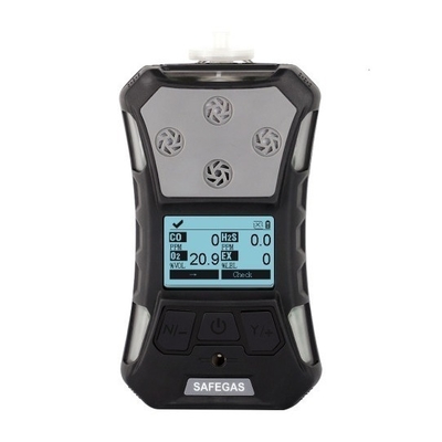 Portable CO2 and O2 Gas Detector Alarm Function IP67 with Back Clip Easy to Carry