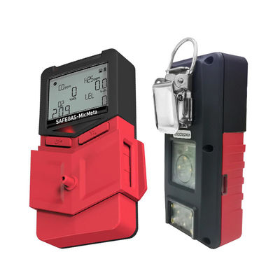 MicMeta IP68 Waterproof Portable 4-Gas Detector with Man Down Alarm and 24-Hour Battery Life