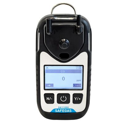 Explosion Proof Portable Single Gas Detector with Dual Suction and Data Logger for O2 Detection