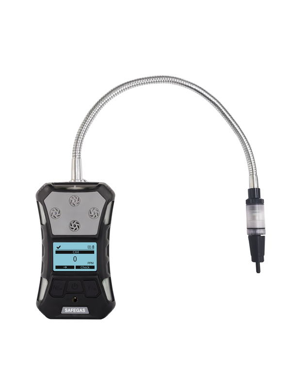 Portable Gas Detector with Display CH4 Ppm/%VOL/%LEL for Explosive Gas Mixture Zone 0/1/2