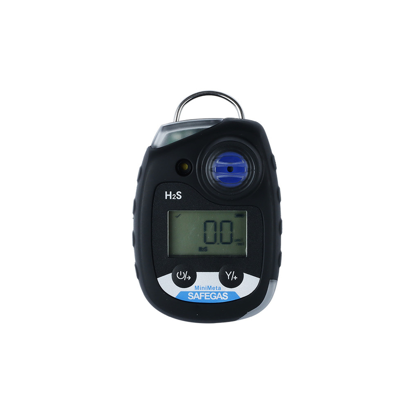 SAFEGAS H2S Detector ATEX IECEx Certificated 2 Years Warranty 2 Years Standby Time Replaceable Battery