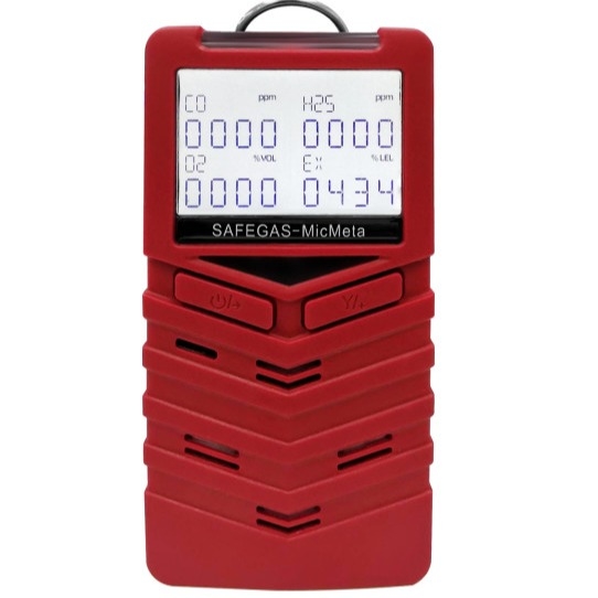IP68 Rated Wireless Multi Gas Detector for Mining with Real Time Data Logging and Light Sound Vibration Alarm Type
