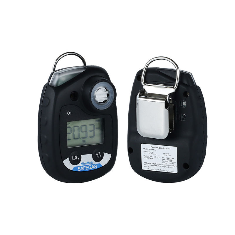 Portable O2 Gas Detector 0-30%Vol IECEx And ATEX Certificate Imported Sensor Alarm Function