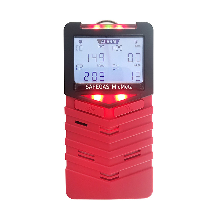 Portable Multi Gas Detector with IP66/IP68 Protection Diffusion Sampling and Bluetooth Transmission for Industrial Use